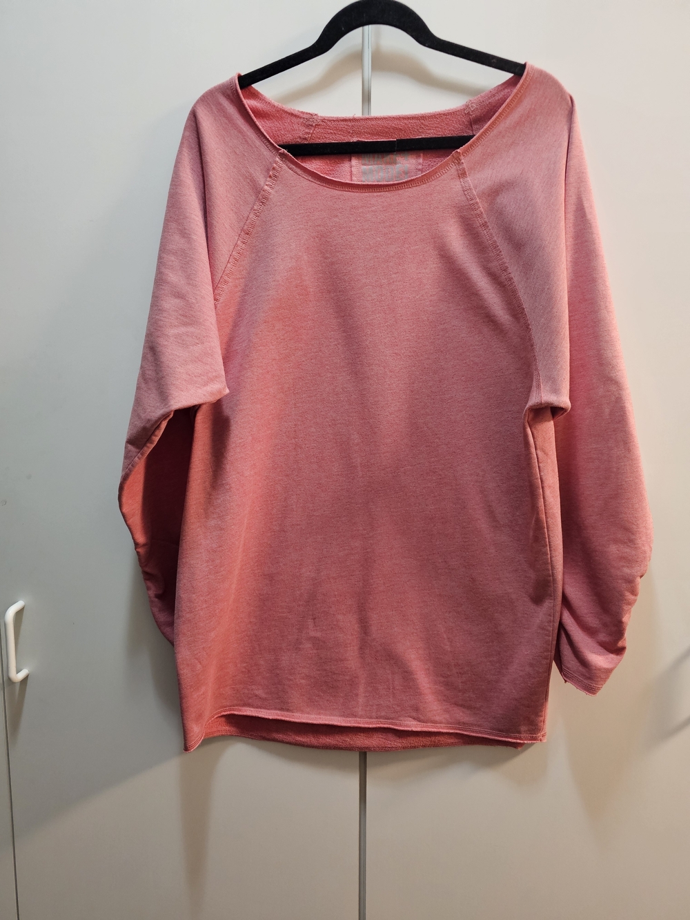Make + Model Coral Pink Boatneck Pullover